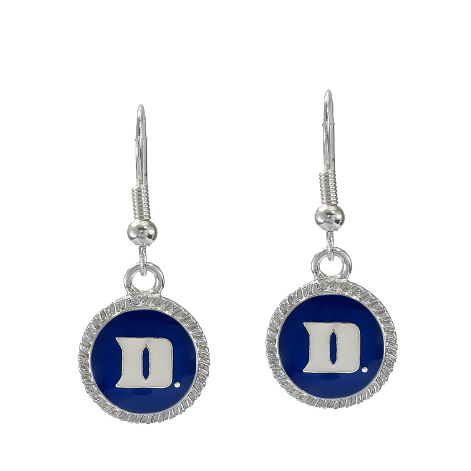 New Duke Blue Devils Euri Fish Hook Earrings, Ncaa